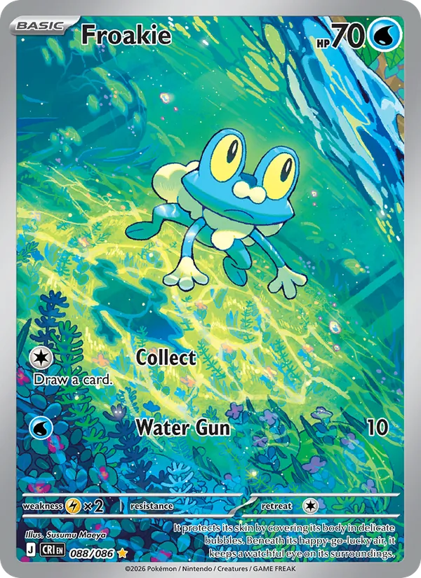 Froakie 088 – Illustration rare – Chaos Rising (EN)