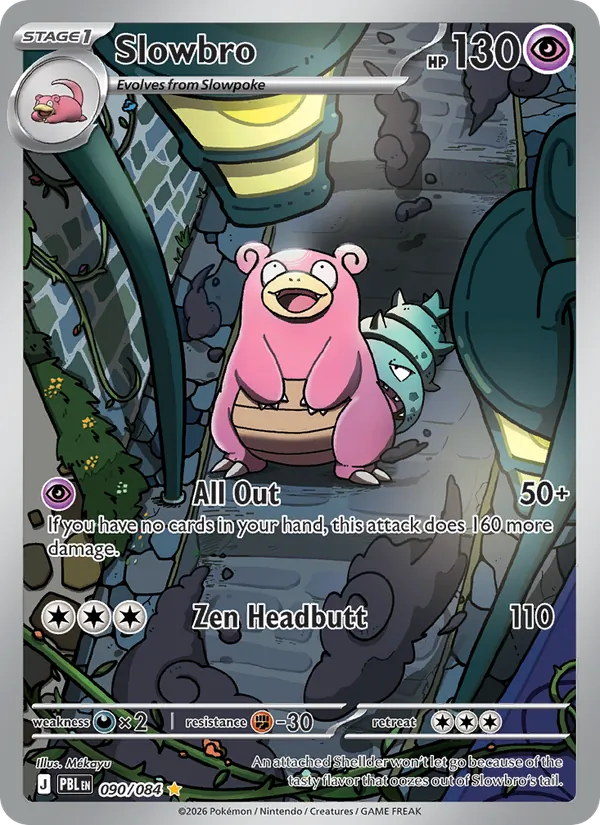 Slowbro 090 – Illustration rare – Pitch Black (EN)