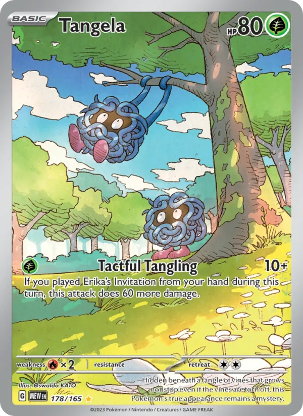 Tangela 178 – Illustration rare – 151 (EN)