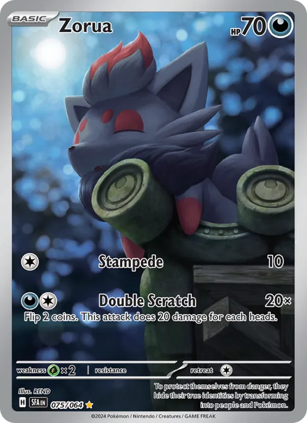 Zorua 075 – Illustration rare – Shrouded Fable (EN)