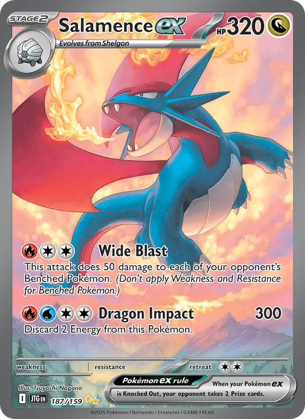 Salamence ex 187 – Special illustration rare – Journey Together (EN)