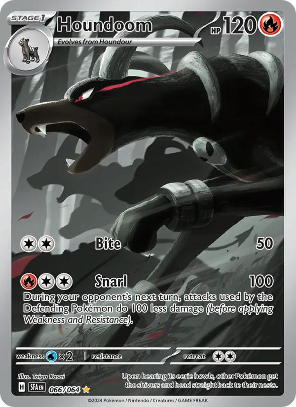 Houndoom 066 – Illustration rare – Shrouded Fable (EN)