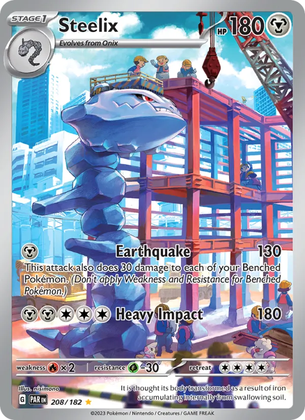 Steelix 208 – Illustration rare – Paradox Rift (EN)