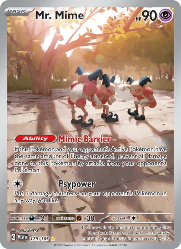 Mr. Mime 179 – Illustration rare – 151 (EN)
