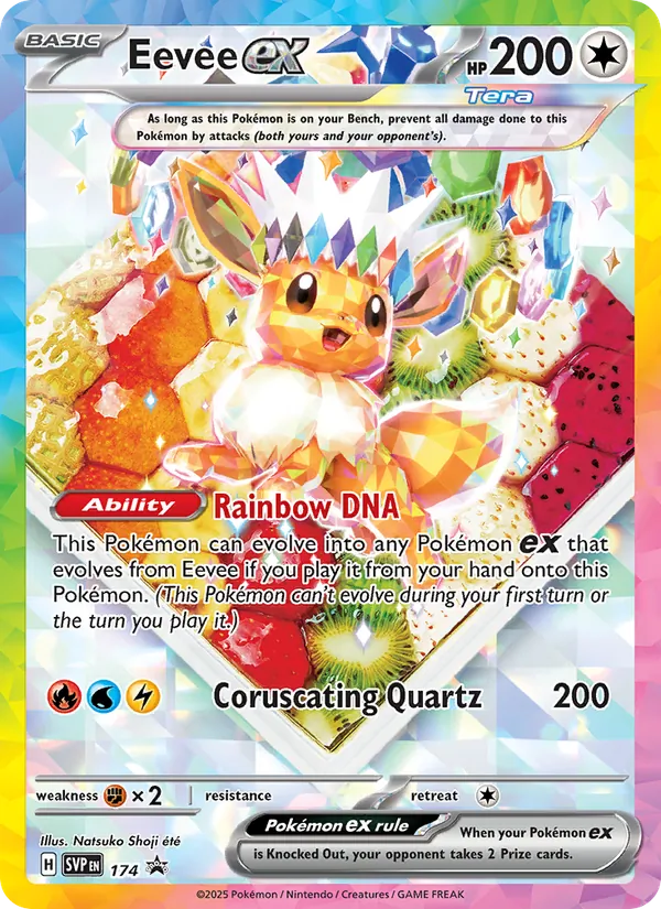 Eevee ex 174 – Promo – SVP Black Star Promos (EN)