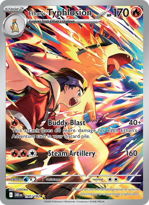 Ethan's Typhlosion 190 – Illustration rare – Destined Rivals (EN)